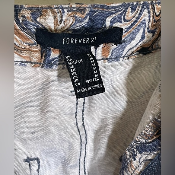 Marble Print Canvas Pants - Picture 4 of 6